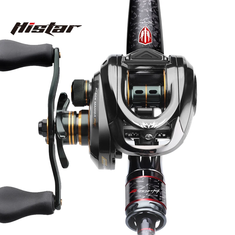 Histar Archangel Rod Combo Organic Whole Handle Ultra Grade High Carbon Fuji K SIC Guide Angelrute & Spin Baitcast-Radsatz Image