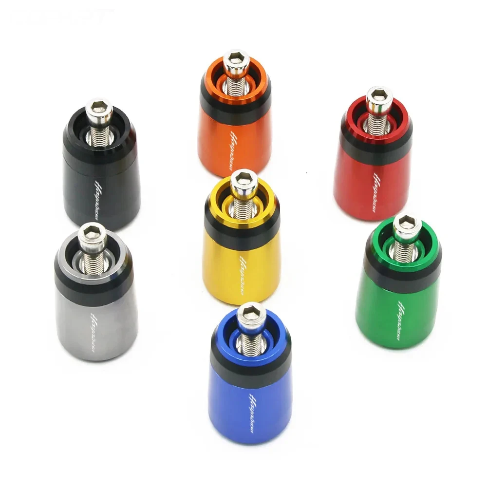 Für suzuki hayabusa gsxr1300 gsx 1300r motorrad zubehör 3/8''mm cnc lenker griffe lenker griff enden abdeckung kappen stopfen Image