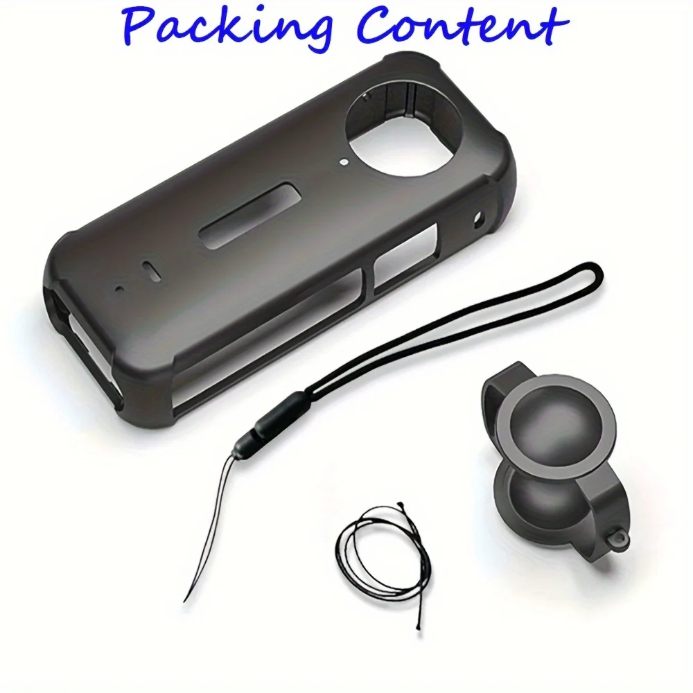 Silikon hülle für insta360 x3 Kamera, kratz feste Schutzs chutz kappe für insta360 x3 Action Kamera Zubehör Image