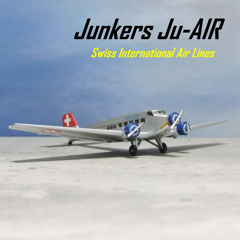 Diecast Maßstab 1:200 Deutschland Junk ers 1932 Ju-Air JU52 Flugzeug Klassische SCHWEIZER LUFT Flugzeug Flugzeug Modell Spielzeug Souvenir Ornamente Image