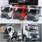 Simulation im Maßstab 1:14. Kunststoff-Cockpit-Autos chale mit offener Tür für doppelte E-Hobby-Tamiya-RC-Muldenkipper-Volvo-FMX-Autoteile