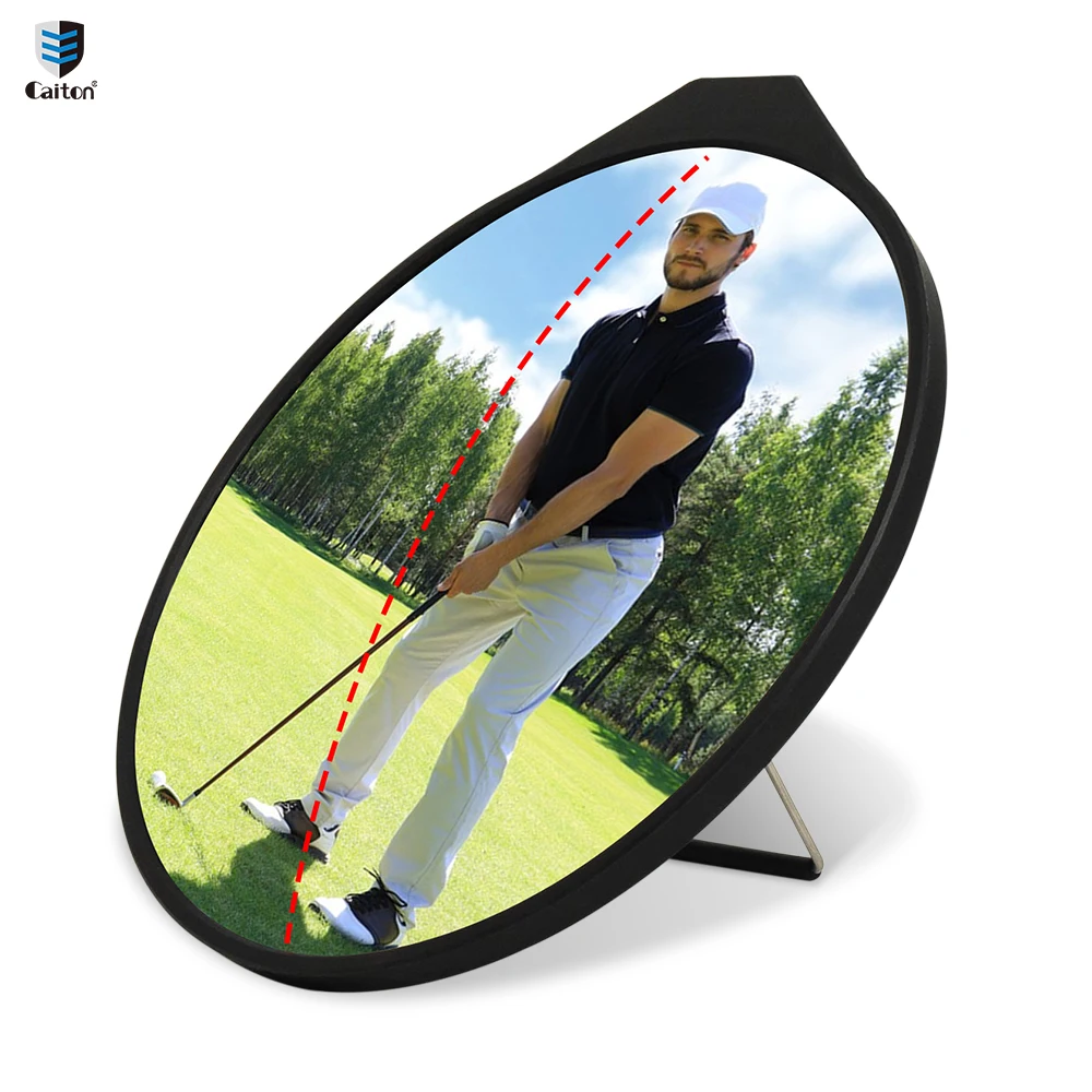 Caiton Golf Swing Spiegel-für Anfänger konzipiert, verstellbarer konvexer Spiegel, Verbesserung der Schaukel-das ideale Geschenk für Golffans Image