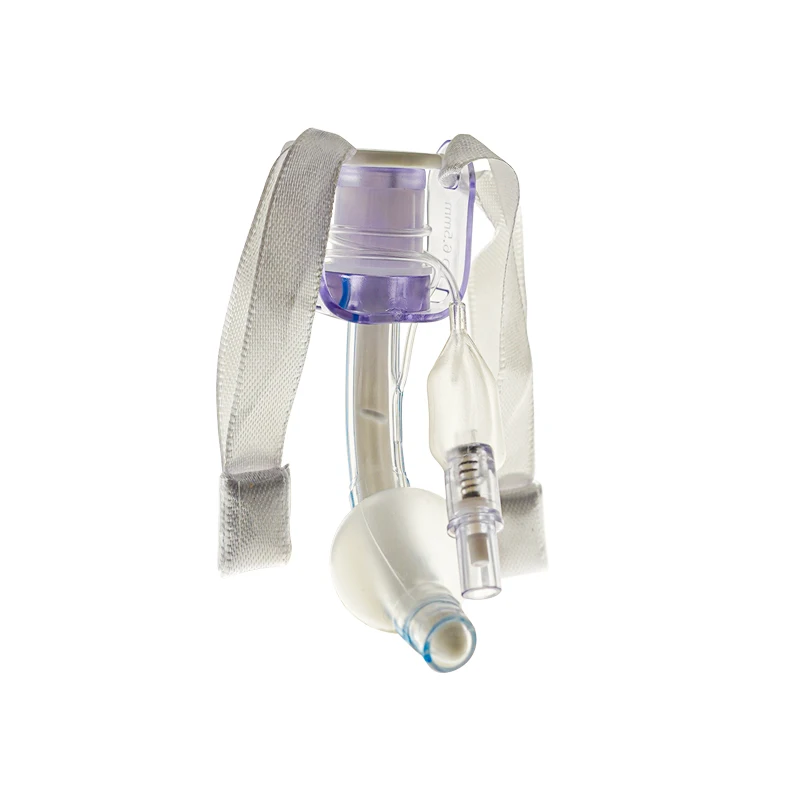 PVC-Einweg-Tracheotomie kanüle in medizinischer Qualität, steril mit Pilot ballon mit Manschette für Tierklinik 1 Stück Image