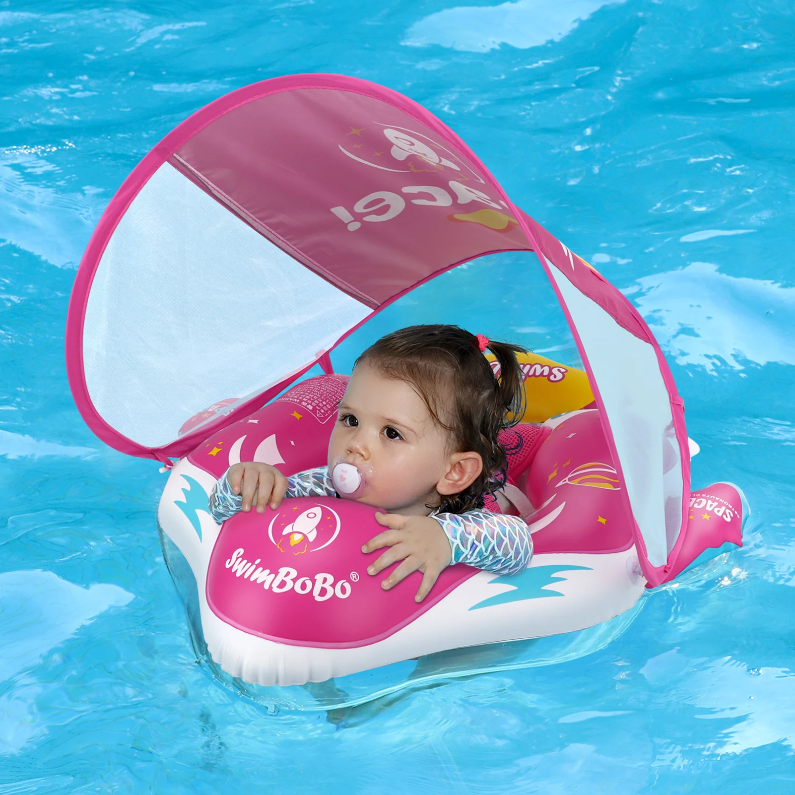 Swimbobo aufblasbare Baby schwimmen schwimmen Wasser Spielzeug schwimmen schwimmt Trainer Kind Schwimmbad Ring PVC Kinder schwimmen für den Sommer