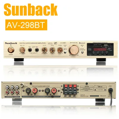 SUNBUCK AV-298BT 110 V/220 V 2200 W Heimkino-Leistungsverstärker 5-Kanal-Bluetooth-Verstärker Image