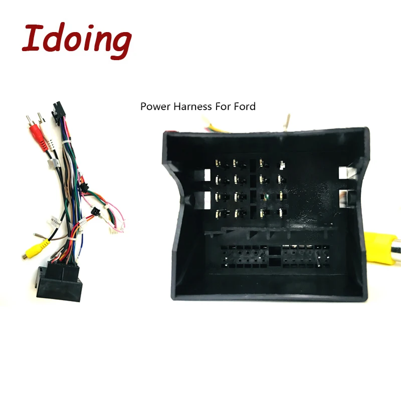 Idoing Automotive Auto Stereo Audio CD/DVD Harness Adapter Erweitert linie Für VW FORD NISSAN TOYOTA KIA PEUGEOT SUBARU Image