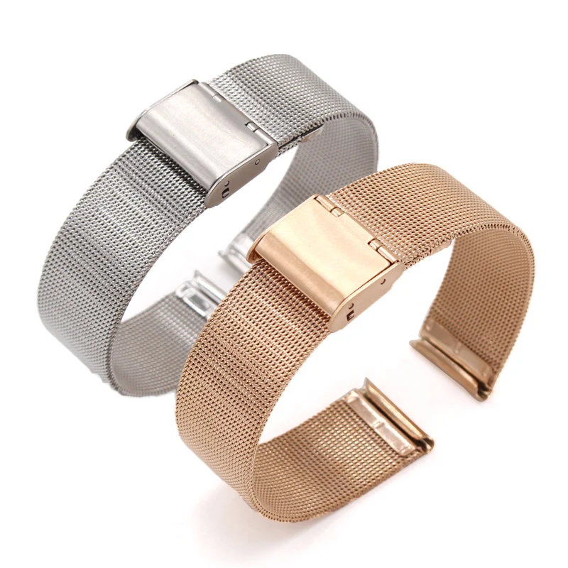 Milanaise-Loop-Armband 16 mm 18 mm 20 mm 22 mm 24 mm für Samsung Galaxy Watch 6 5 4 Active 2 Amazfit Edelstahlband Image