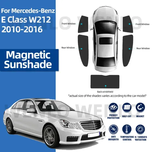 Für Mercedes Benz E Klasse W212 2015-2018 Auto Sonnenschutz Frontscheibe Windschutz scheibe Mesh Vorhang Heckscheibe Sonnenschutz