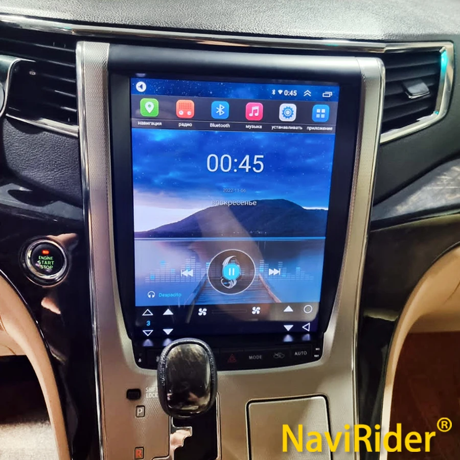 12,1-Zoll-Android-Bildschirm für TOYOTA Alphard 20 Serie Vellfire A20 2008-2014 Autoradio Multimedia-Player Navigation GPS Carplay Auto Image