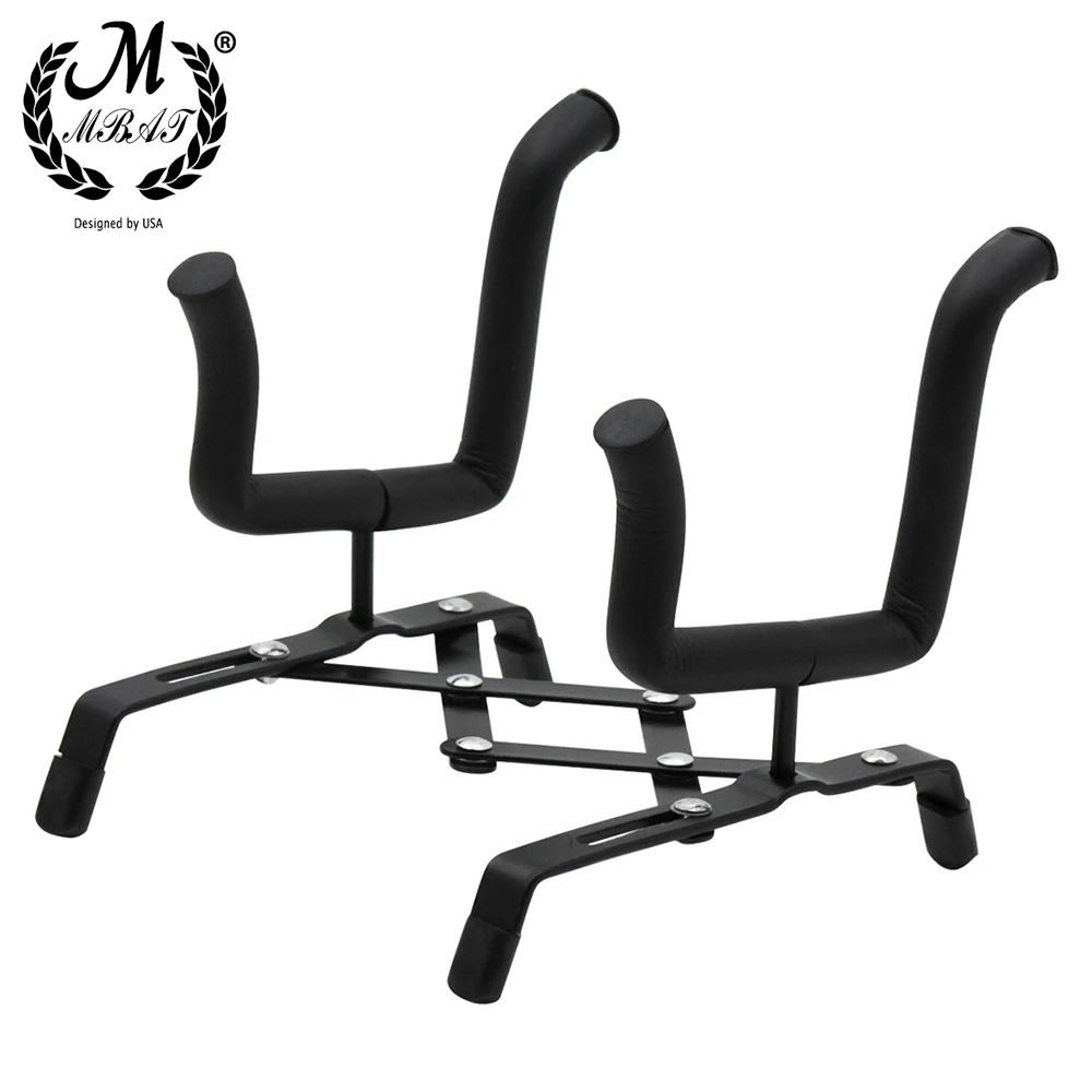 M MBAT Ukulele Ständer Violine Halterung Schwarz Stretching Metall Unterstützung Halter Violine Halter Saiten Musikinstrument Zubehör Image