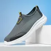 Maedef Herren Freizeit schuhe Sommer Hollow Mesh Mann leichte Wanderschuhe Slip auf atmungsaktive große Größe 39-48 fahren Slipper Männer