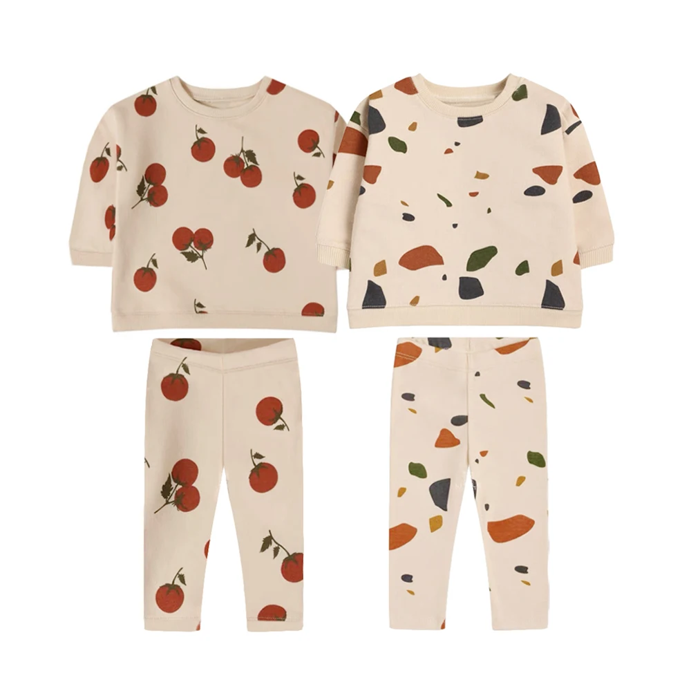 Mode Baby kleidung Set Frühling Herbst Kleinkind Baby Mädchen lässig Tops Pullover Hosen Baby Boy Kleidung Outfits Image