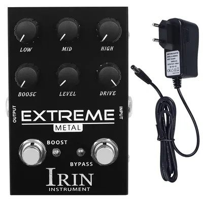Irin Extreme Metal Effect Pedal Distortion Pedal High Gain Overdrive Pedale ffekte True Bypass für E-Gitarren-Zubehör