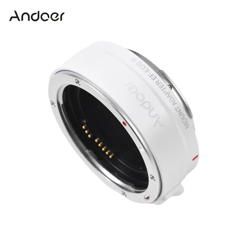 Andoer EF-EOSR Autofokus-Kameraobjektiv-Adapterring, Ersatz für Canon EF EF-S Objektiv auf Canon EOS R RF-Mount-Vollformatkameras Image