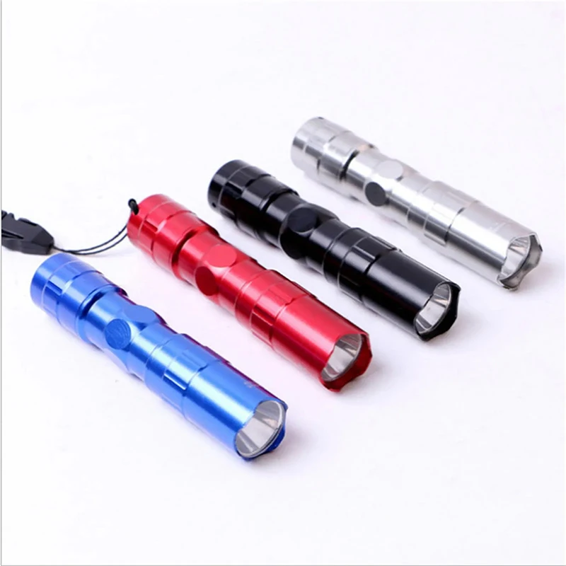1PC Led Mini Starke Licht Taschenlampe 3W Aluminium Legierung Led Geschenk Starke Licht Taschenlampe Tragbare Kleine Taschenlampe Image