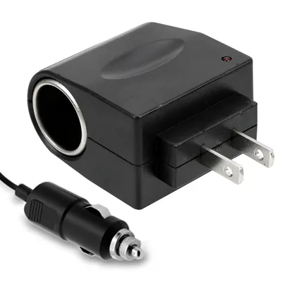 Auto Zubehör EU UNS Stecker Innen Teile Auto Zigarette Leichter Adapter AC 220V Zu DC 12V Konverter Image