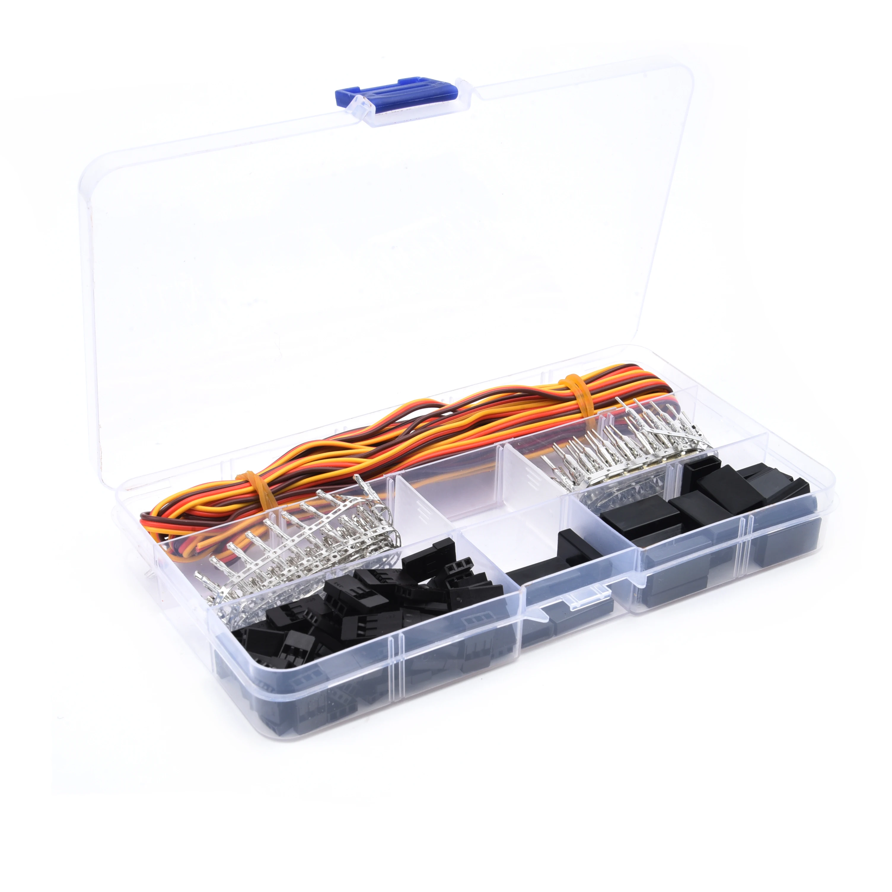 30 Sätze/Box Servo Stecker Kabel Draht Stecker Männlich Weiblich Kit mit 26AWG Servo Kabel Für JR Stil Futaba servo Stecker Stecker Image