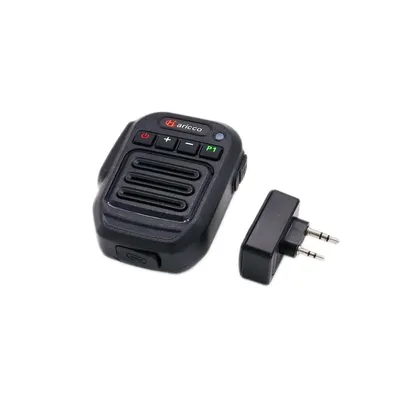 Tragbares drahtloses mikrofon bluetooth adapter k stecker 2pin für kenwood tk3400 baofeng uv5r dm1701 tyt ham radio ptt mikrofon lautsprecher