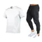 2024 neue Mode Herren T-Shirt Set Mode lässig T-Shirt Shorts Herren Laufset Sommer Herren bekleidung