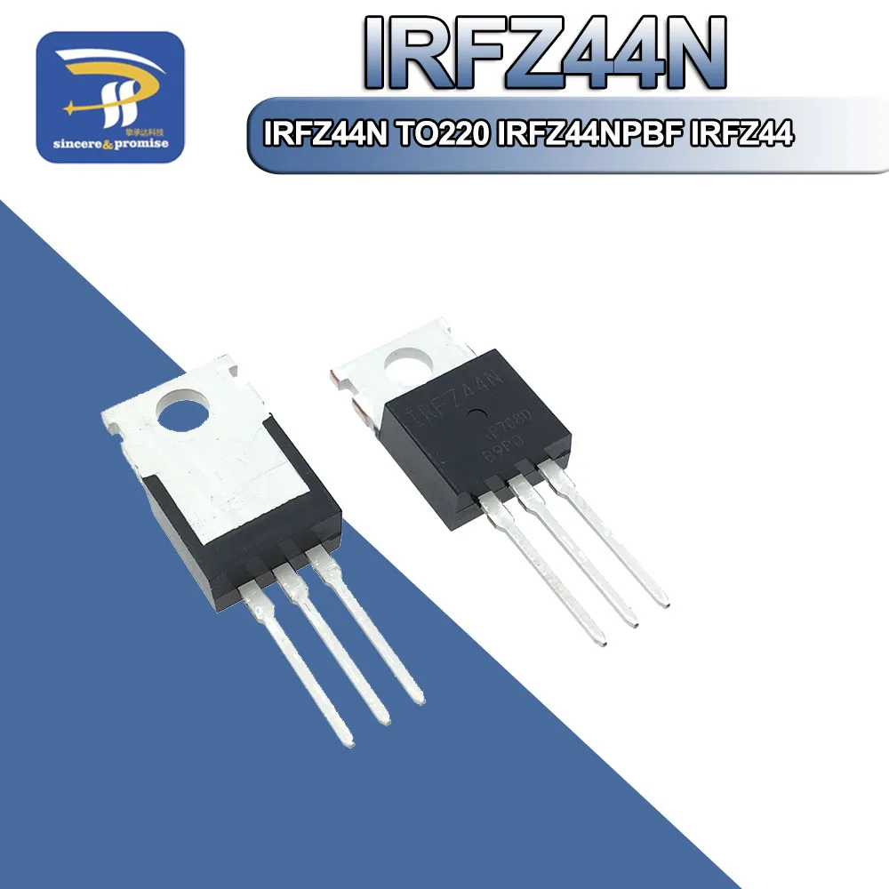 10 Stück irfz44n irfz44npbf to220 bis-220 irfz44 neues Original Image