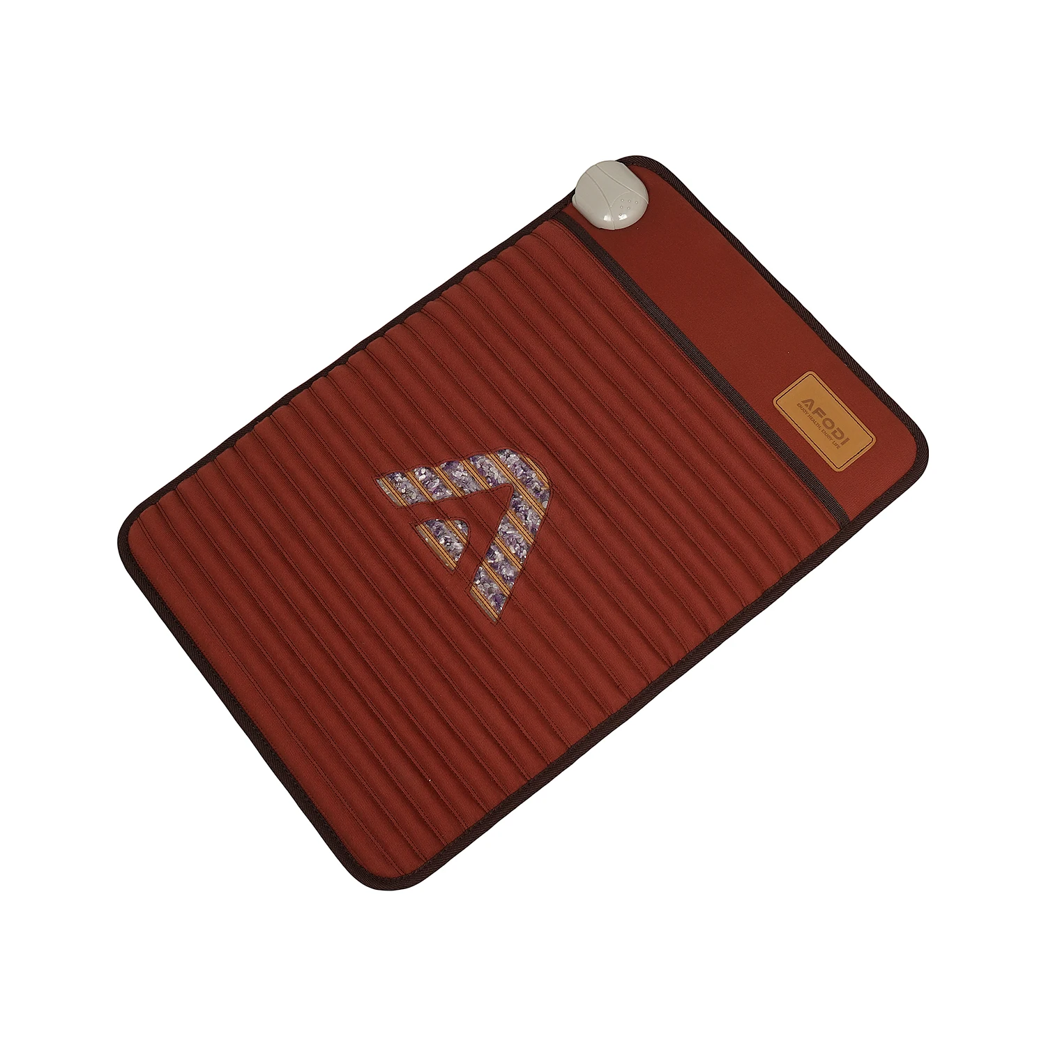 AFODI Amethyst Elektrische Heizung Medizinische Massage Matratze Korea Thermische Therapie Kristall Negative Ionen Fernen Infrarot Matte 17 "x 25" Image