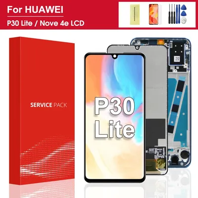 6.4 ''für HUAWEI P30 Lite LCD Display Touch Screen Für HUAWEI Nova 4e MAR-LX1 AL01 Screen Digitizer Montage