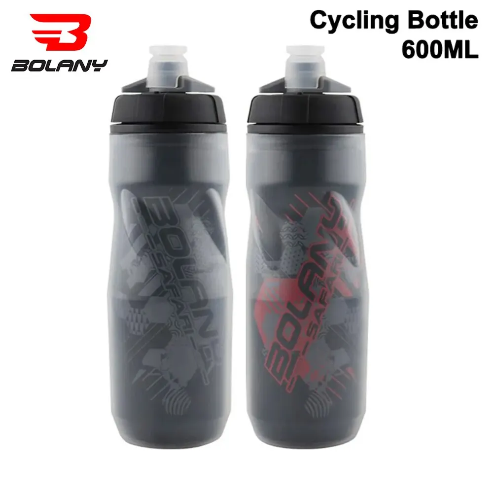 Bolany Bike Wasserflasche 600 ml Mountainbike-Wasserflasche PP5 Wärme- und eisgeschützte Flasche Outdoor-Sportbecher Image