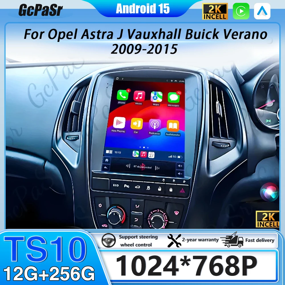 Android 16 Für Opel Astra J Vauxhall Buick Verano 2009-2015 Head Unit Navigation Auto GPS Autoradio Stereo Multimedia Player