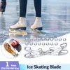 1 Paar Skate Blade 253/290mm Ersatz Eis klingen Edelstahl Inline Eiskunstlauf Klinge Mehrzweck Skate Schuhe Klingen