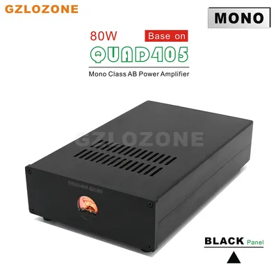 Mono Class AB QUAD-405 Power verstärker 80W Basis auf QUAD405 Power amp Mit VU Level Meter Image