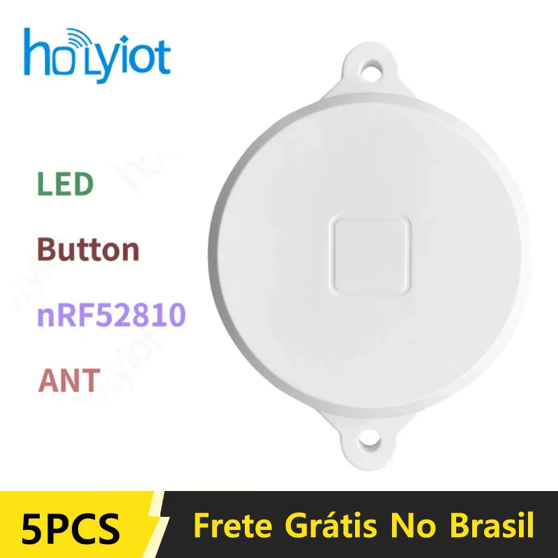 Holyiot nrf52810 Beacon Tag Indoor Location Tracking Ble Sensor Bluetooth 5,0 Modul mit geringem Strom verbrauch ibeacon eddy stone Image