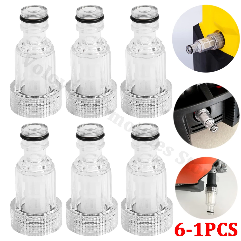 6-1pcs 175psi Hochdruck reiniger Wasserfilter anschluss Auto waschmaschine Universal nippel für Karcher K2-K7 Serien waschanlage Image
