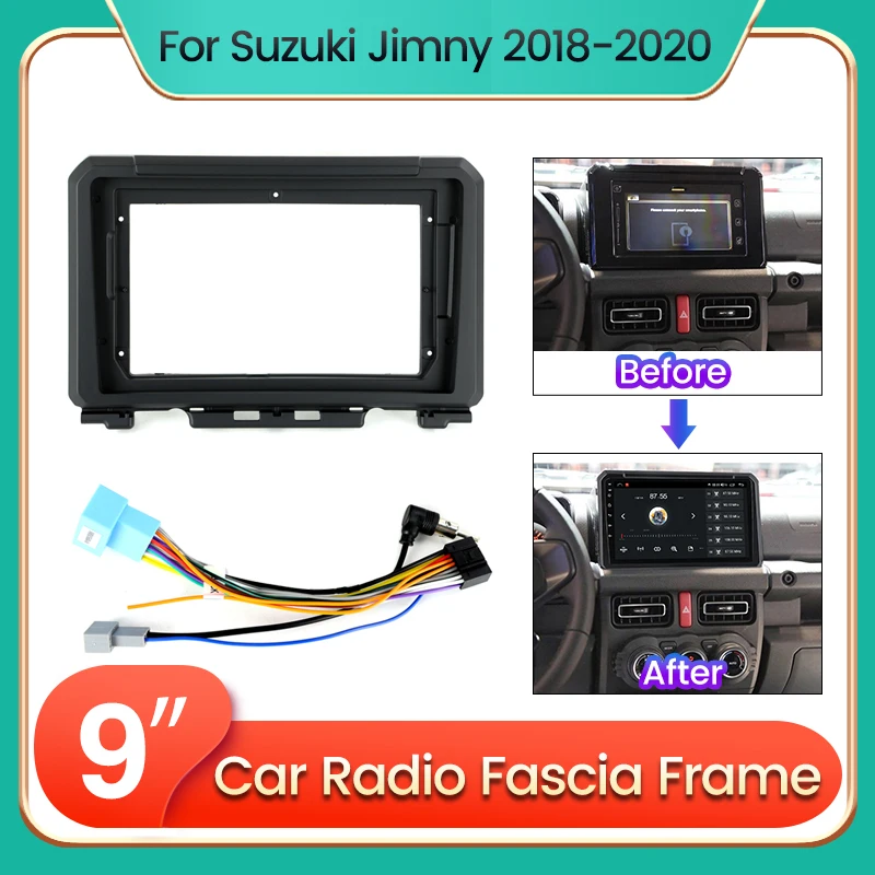 Navifly Auto rahmen Blenden adapter für Suzuki Jimny 2013-2017 Android Radio Audio Player Head Unit Bildschirm Dash Fitting Panel Kit