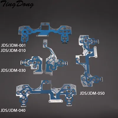 Für dualshock 4 ps4 ds4 pro slim controller leitfähiger film leitender blauer film tastatur flex Image