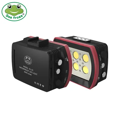 Seafrogs 6000 LM LED Telefon Füllen Licht Tauchen Fotografie Lampe Wasserdichte Beleuchtung Für DSLR Kameras Camcorder Action Kameras