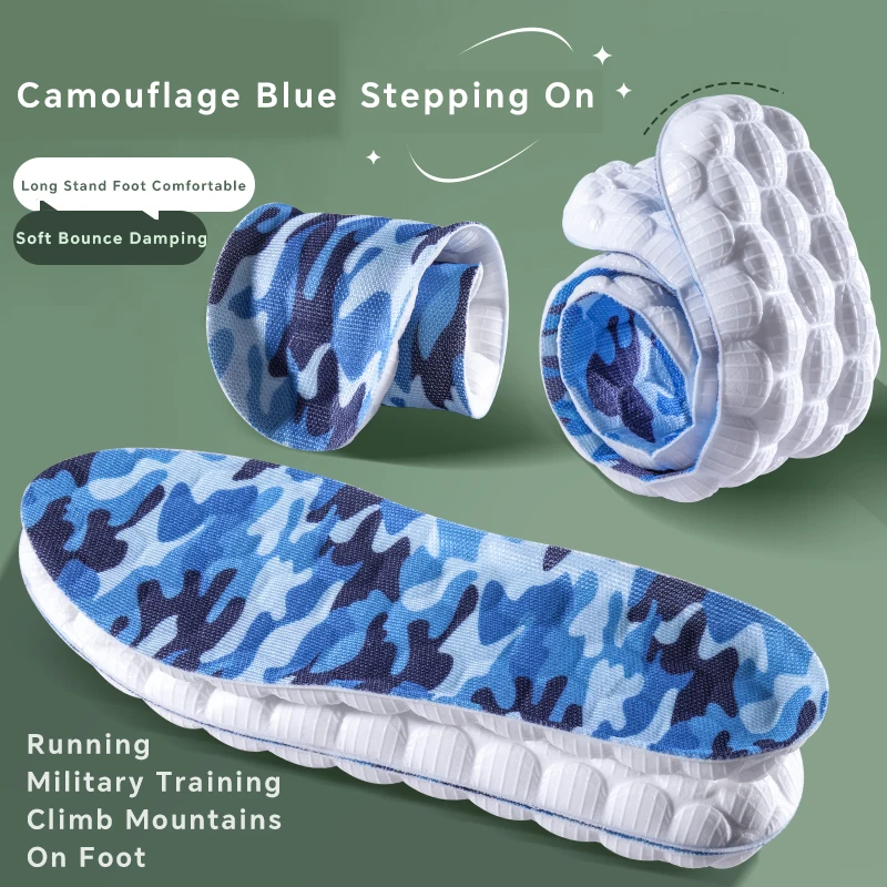 Latex ortho pä dische Einlegesohlen für Schuhe Sports chuh polster super weiche Elastizität Deodorant Bogen Unterstützung Massage Stoß dämpfung Image