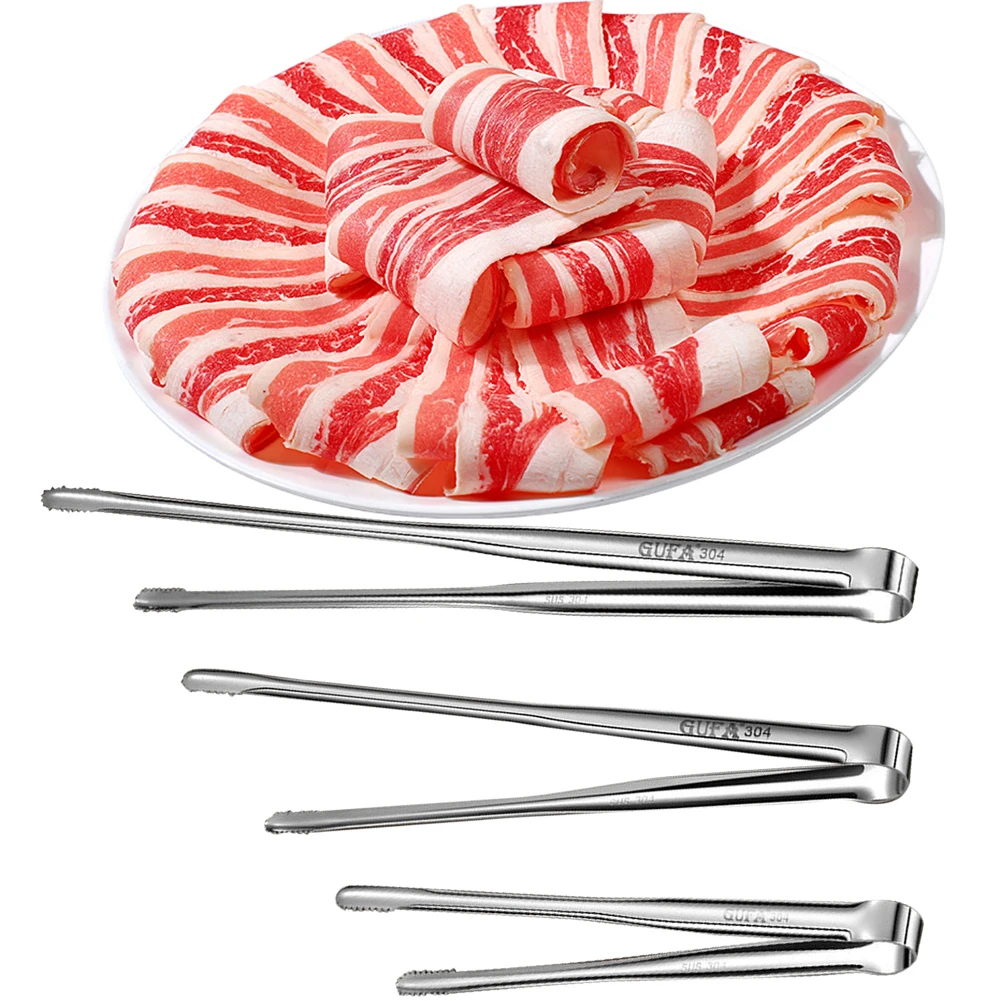 Grill zange Edelstahl Küchen pinzette Koch pinzette Kochute nsilien für Salat Fischs teak Grill buffet