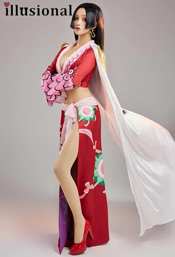 Illusional Anime ONE PIECE Cosplay Boa Hancock Cosplay Kostüm Anime Halloween Kostüme frauen Image