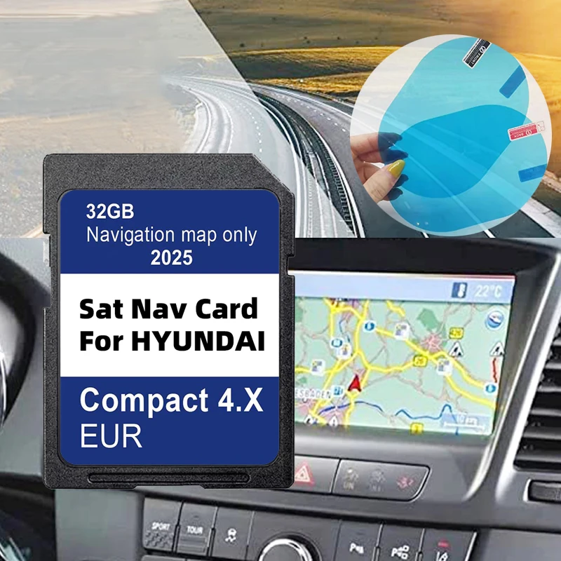 NEUE 2025 SD-Karte für Hyundai H350/i40/i40 VF IA/i40 VF SD/i40 VF SD IA Fahrzeug Update Navigation GEN4 Europa Karten Sat Navi GPS