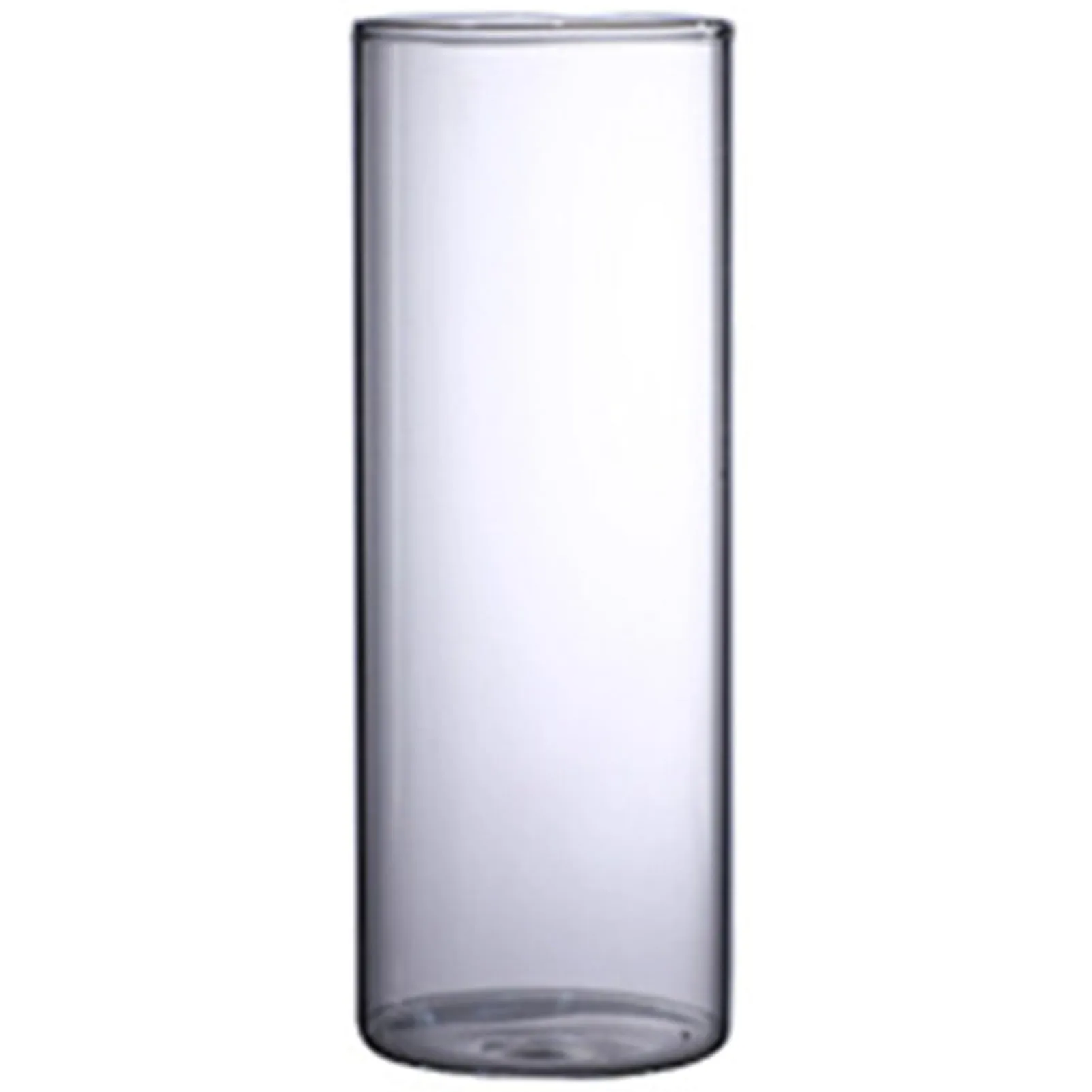 Transparente Glas hydro ponik vase minimalist ische Glasvase Zylinder Blumenvase für Home Office Hochzeits tisch