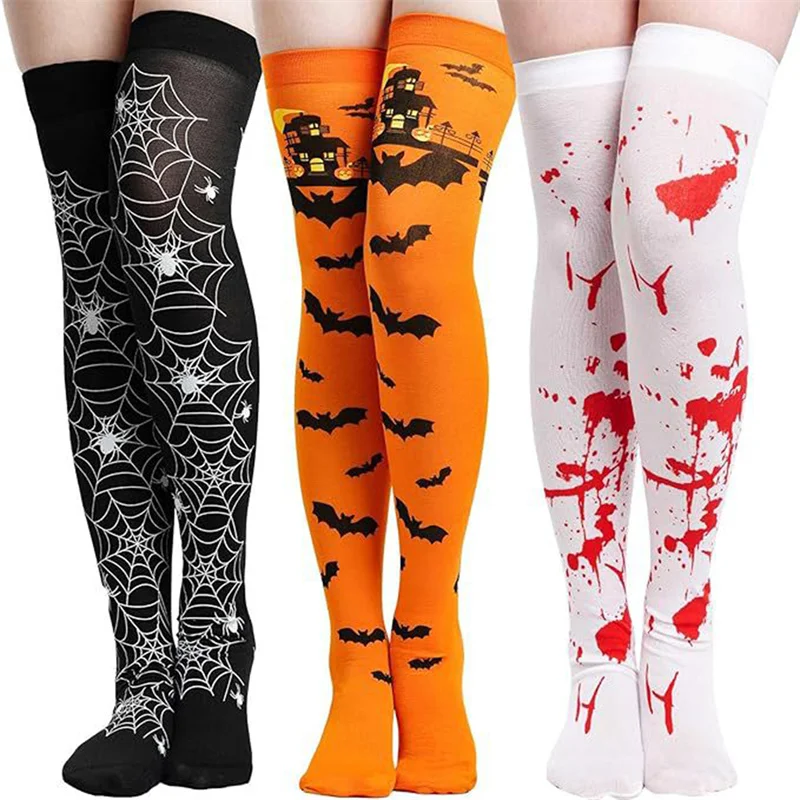 Männer Frauen geeignete Strümpfe Halloween Ostern Krankenschwester Skelett Blut Socken Schädel Socken lustige Streich Kompression Socken Image
