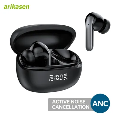 Drahtlose Ohrhörer mit aktiver Geräusch unterdrückung und Ohrhörer mit transparentem In-Ear-Bluetooth-Ohrhörer mit aktiver Geräusch unterdrückung Image