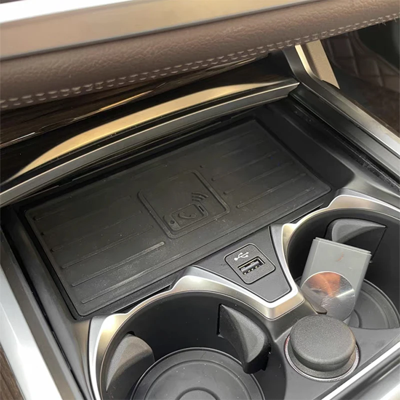 15W Auto drahtlose ladegerät telefon ladegerät schnelle lade pad lade halter für BMW G20 G21 G22 G28 G11 G12 2019 2020 2021 2022 Image