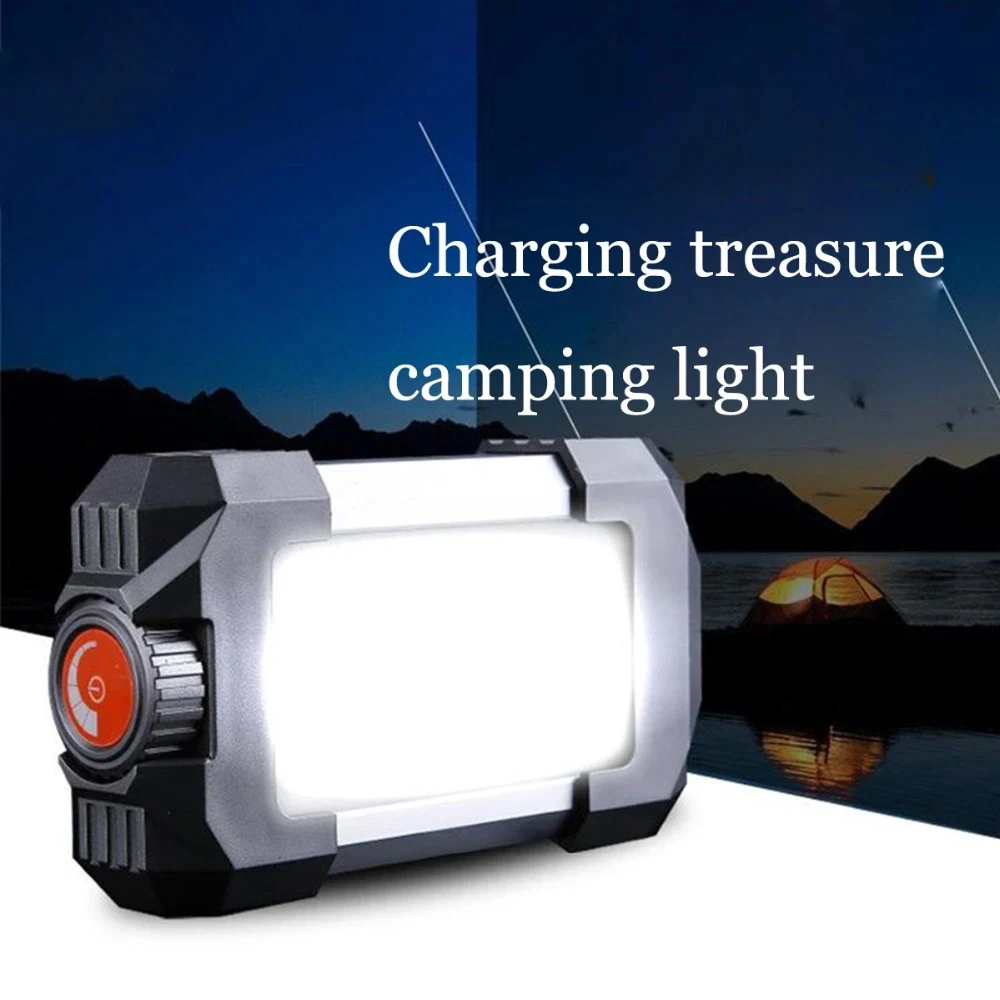 Outdoor tragbare 27 leds Laterne Lampe wiederauf ladbare Blinker Taschenlampe Laterne Licht mit USB-Haken 10w 500lm Camping Zelt Licht Image