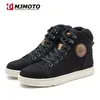 Männer Frauen Motorrads tiefel Mikro faser Motorrad Casual Renn schuhe vier Jahreszeiten rutsch feste atmungsaktive Motocross Moto Biker Stiefel