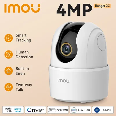 Imou ranger 2c 2mp/4mp home wifi 360 kamera menschen erkennung nachtsicht baby sicherheits überwachung wireless ip kamera