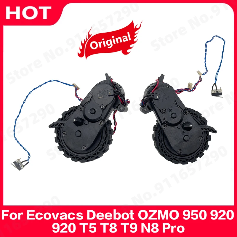 Linke und rechte räder ersatzteile für ecovacs deebot ozmo 950 920 920 t5 t8 t9 n8 pro roboter staubsauger teile zubehör Image