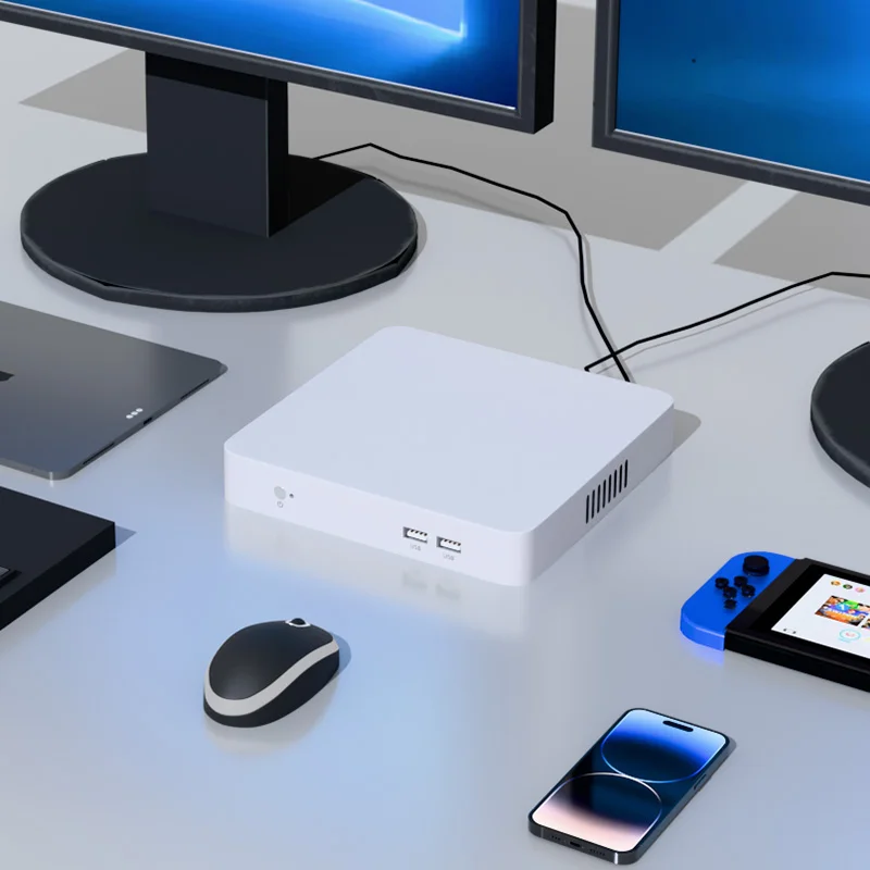 Mini-PC Intel N100 Prozessor Büro Haushalt PC 16GB DDR4 512GB m.2 NVME SSD 2,4g/5,0g WLAN Bluetooth Windows Linux Image