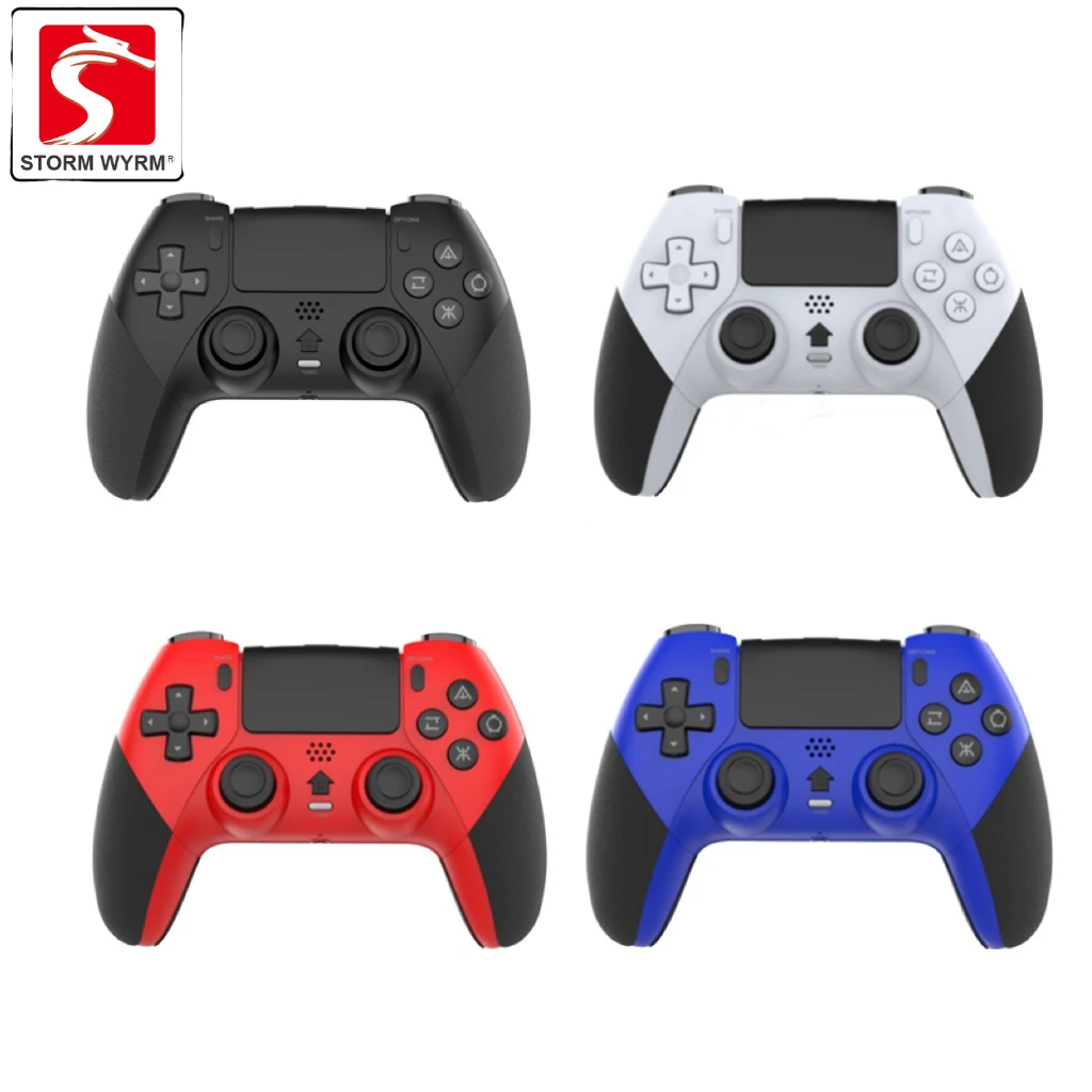 Storm wyrm wireless gamepad controller für ps4 mit motorisierter vibration body sensing 6-achsen kontinuierliche feuer funktion t29 Image
