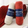 500 g Alpaka-Wollgarn, grobes Garn, handgewebt, um warme und modische Pullover, Windjacken, Jacken, Schals, Hüte und Garn herzustellen
